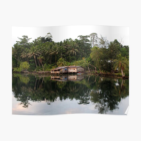 Huts at Diamond Narrows Poster