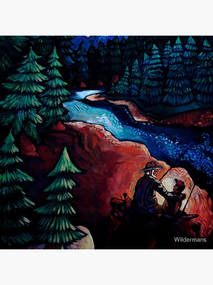 Thumbnail 4 of 4, Clock, "Fishing Trips" by Chad Elliott designed and sold by Wildermans.