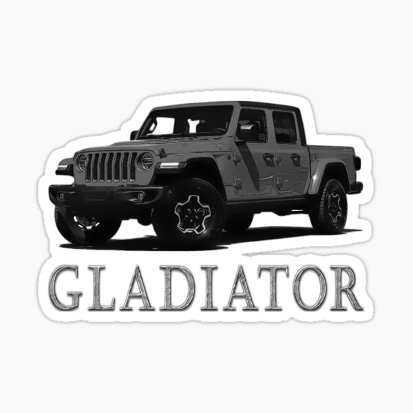 Jeep Gladiator Stickers | Redbubble