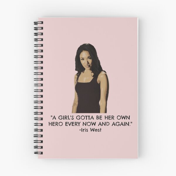 Item preview, Iris West - A Girl's Gotta Be Her Own Hero Every Now And Again designed and sold by FangirlFuel.