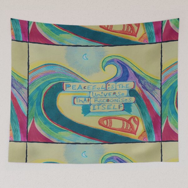 Item preview, PEACEFUL UNIVERSE designed and sold by Madjack Tees Kiwi SuperStore.