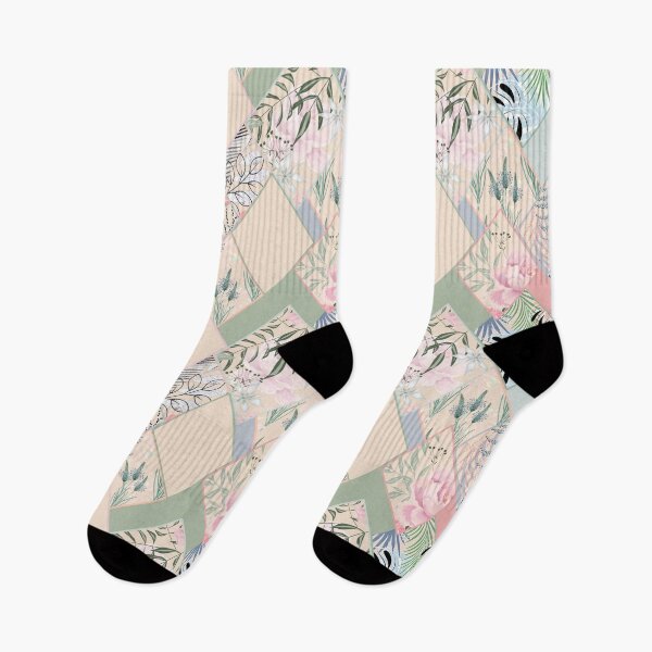 Item preview, Combined geometric floral pattern. designed and sold by marinaklykva.