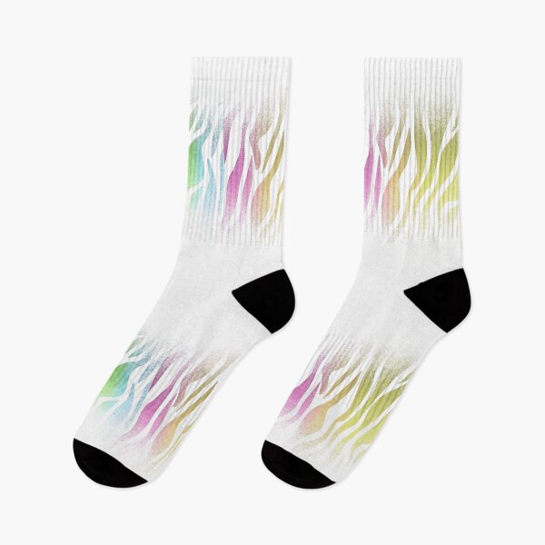 Item preview, Distressed Zebra Rainbow Print designed and sold by MoCatDesigns.