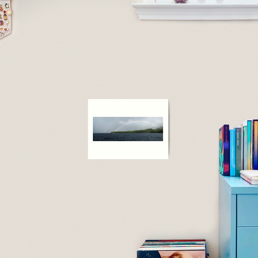 Rainbows at Tetepare Art Print