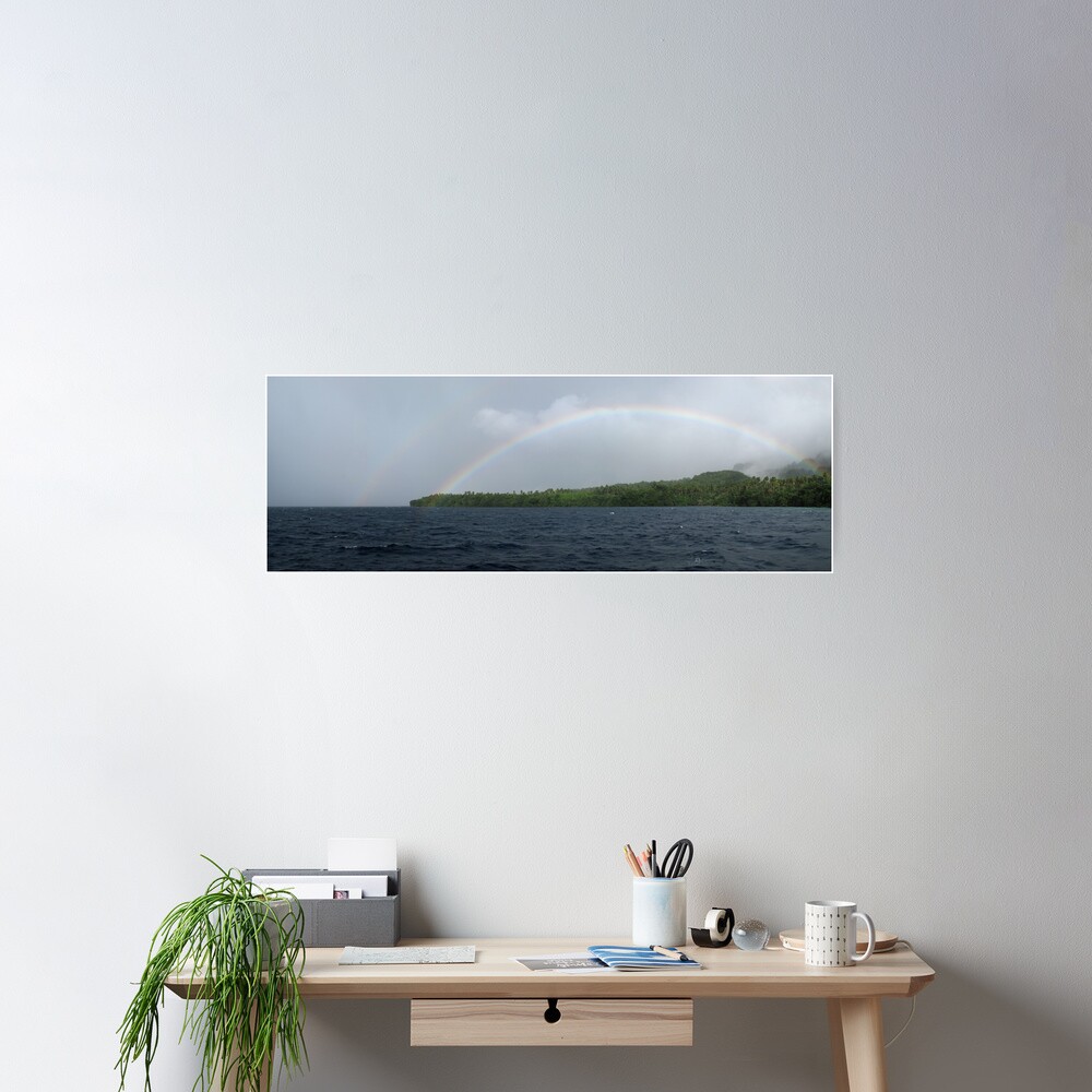 Rainbows at Tetepare Poster
