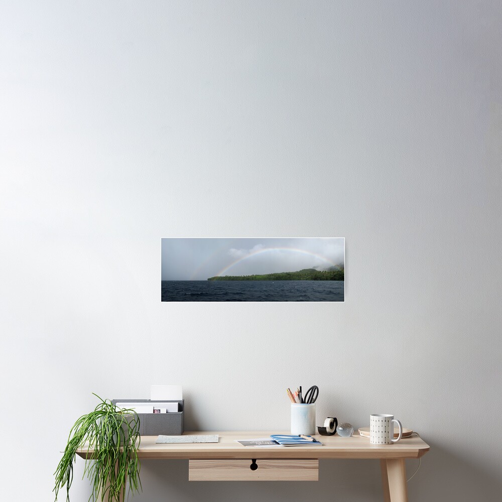 Rainbows at Tetepare Poster