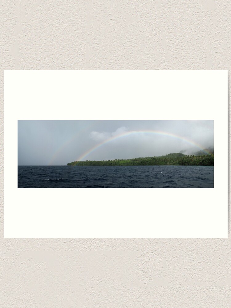 Alternate view of Rainbows at Tetepare Art Print