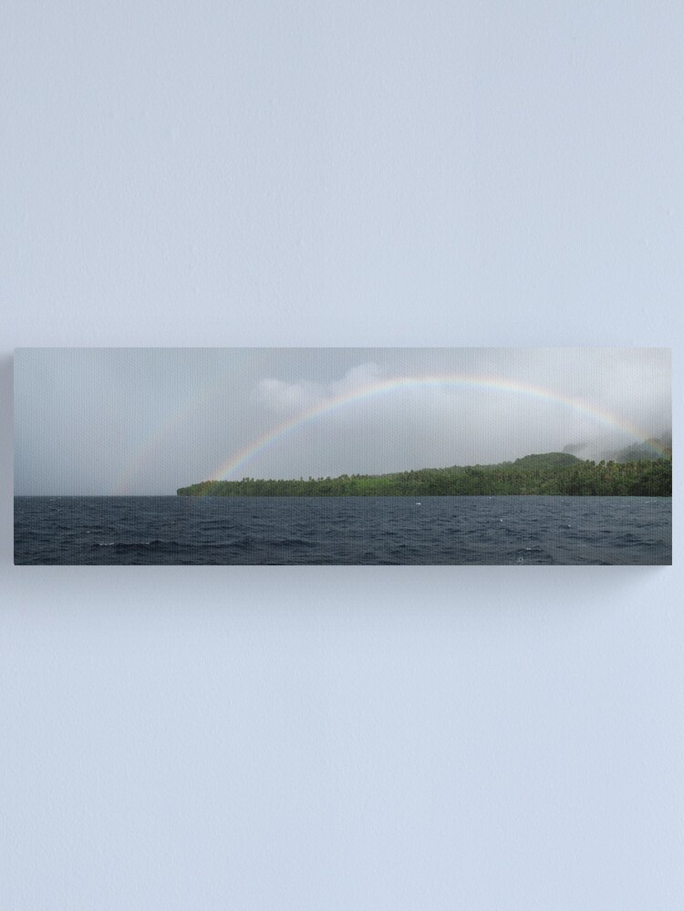 Alternate view of Rainbows at Tetepare Canvas Print