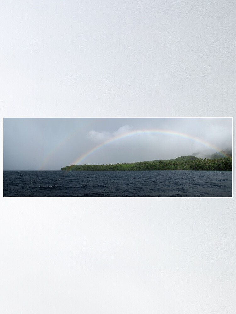 Alternate view of Rainbows at Tetepare Poster