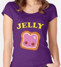 Couple - (Peanut Butter &) Jelly Women's Fitted Scoop T-Shirt