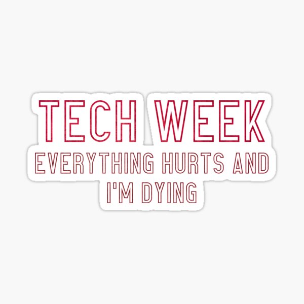 Tech Week Sticker