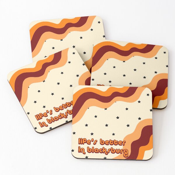 Item preview, life’s better in Blacksburg groovy stars designed and sold by Alexandra Jones.