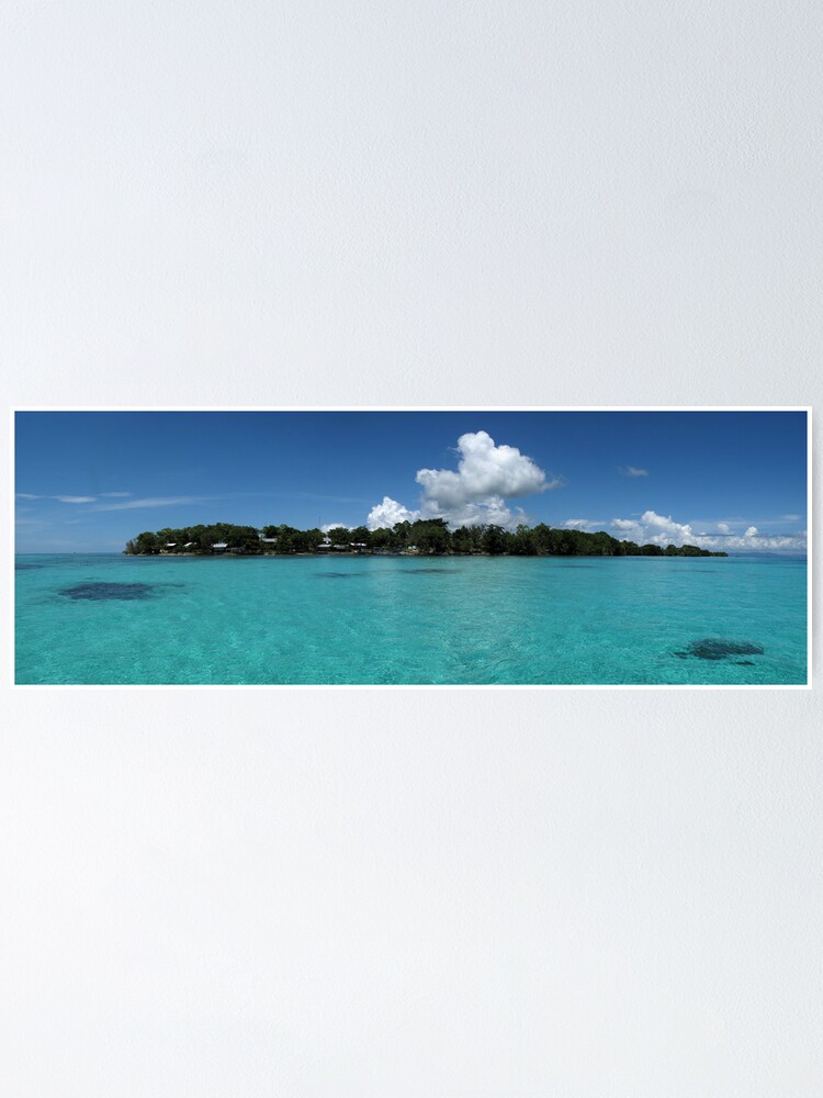 Alternate view of Midday at Nusatupe Island Poster