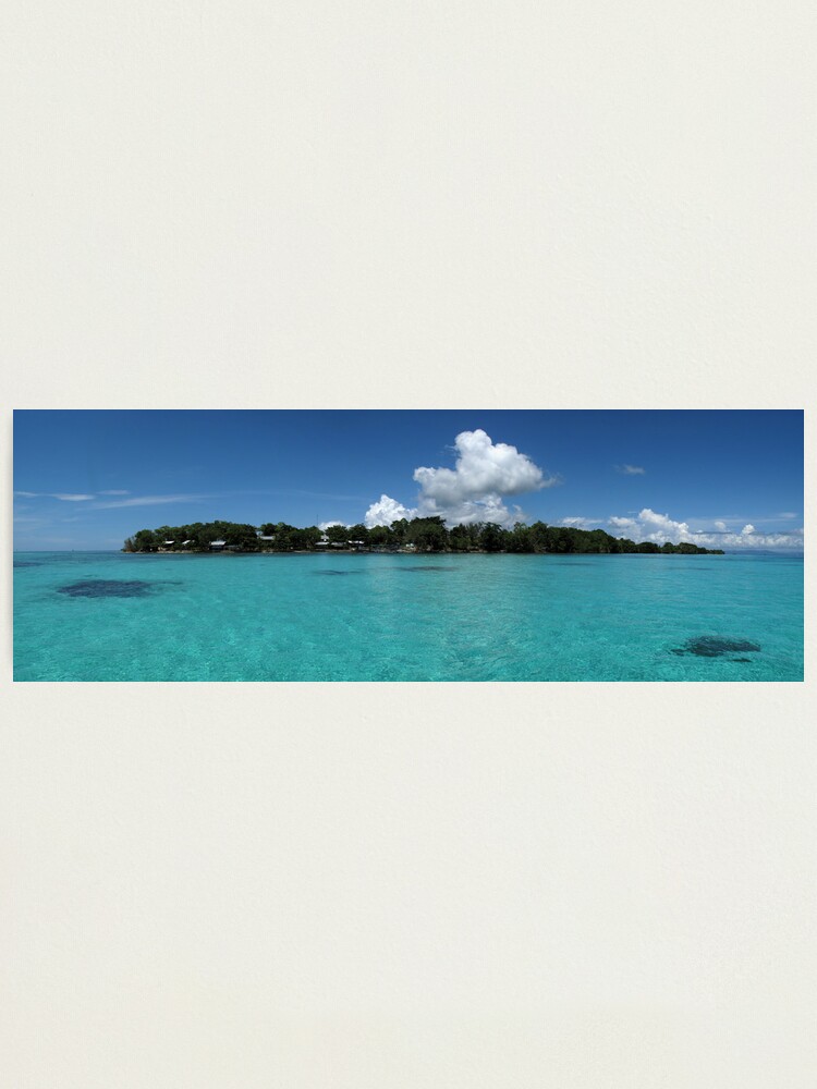 Alternate view of Midday at Nusatupe Island Photographic Print