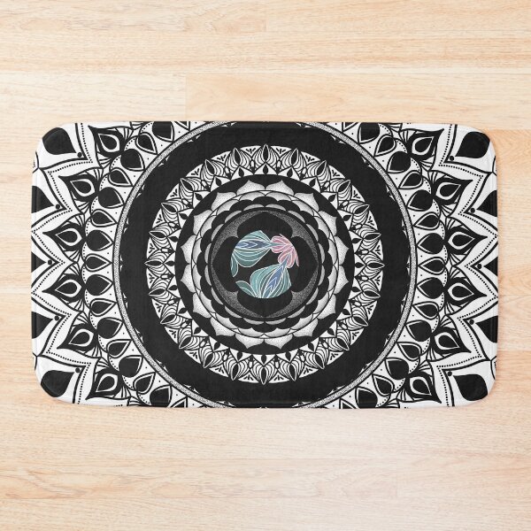 Item preview, Mandala with Floral Watercolor Pattern designed and sold by Octavia Soldani.
