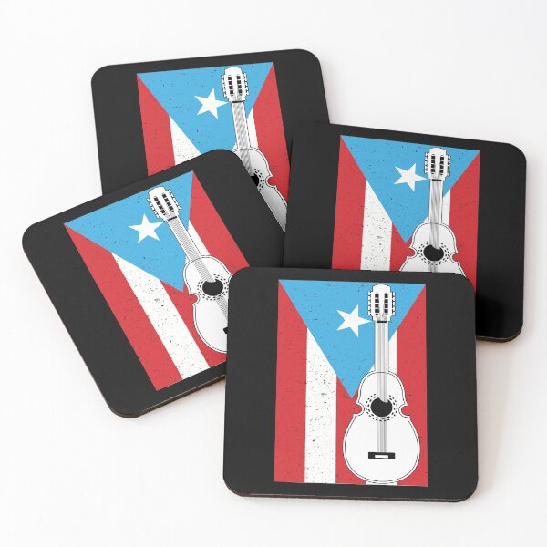 Item preview, Cuatro De Puerto Rico Puerto Rican Flag Guitar designed and sold by inkedtee.