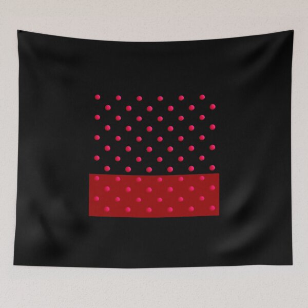 Item preview, Retro . red black background .  designed and sold by fuzzyfox.
