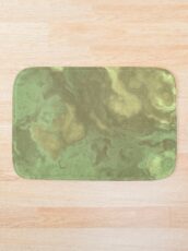 Light Green Fluid Bath Mat