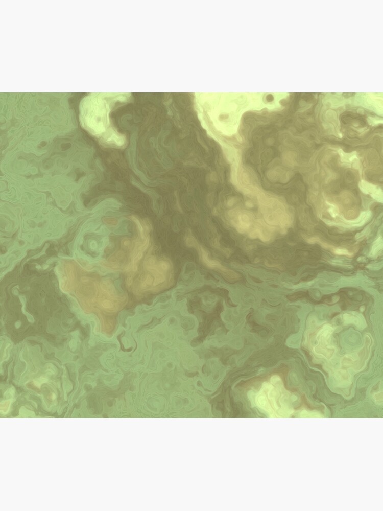 Thumbnail 3 of 3, Art Print, Light Green Fluid designed and sold by brupelo.