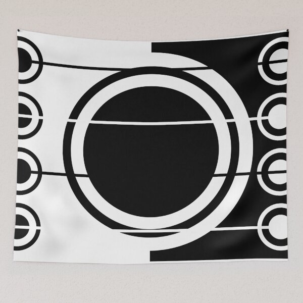 Item preview, Black and white circles designed and sold by Avramiko.
