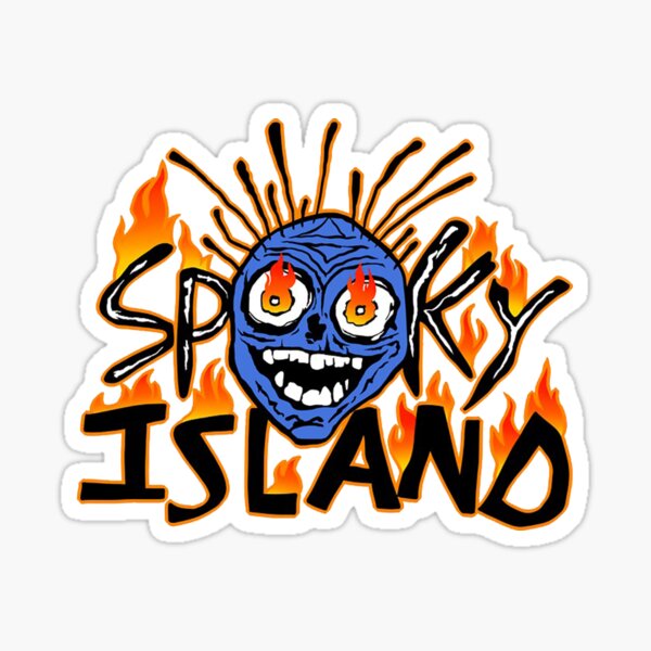 Spooky Island Stickers Redbubble 7641