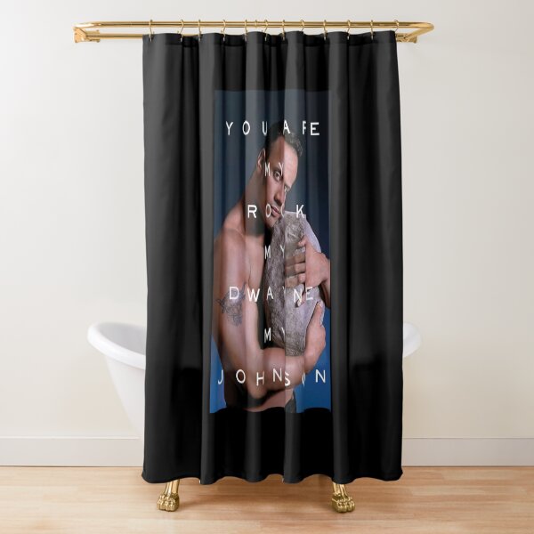 You Are My Rock Shower Curtain