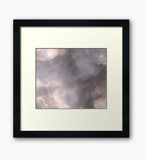 Ghost Fluid Framed Print