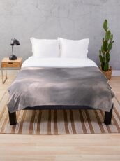 Ghost Fluid Throw Blanket