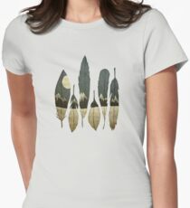 The Birds of Winter Women's Fitted T-Shirt