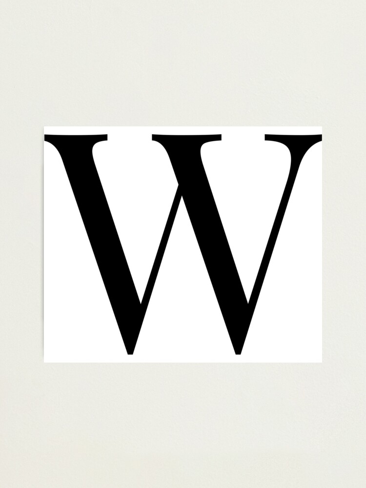 Letter W
