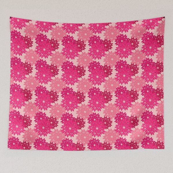 Item preview, Modern Floral Kimono Print, Coral Pink designed and sold by Marymarice.