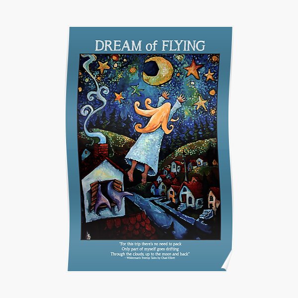 "Dream of Flying" Poster, Card and Notebook Poster