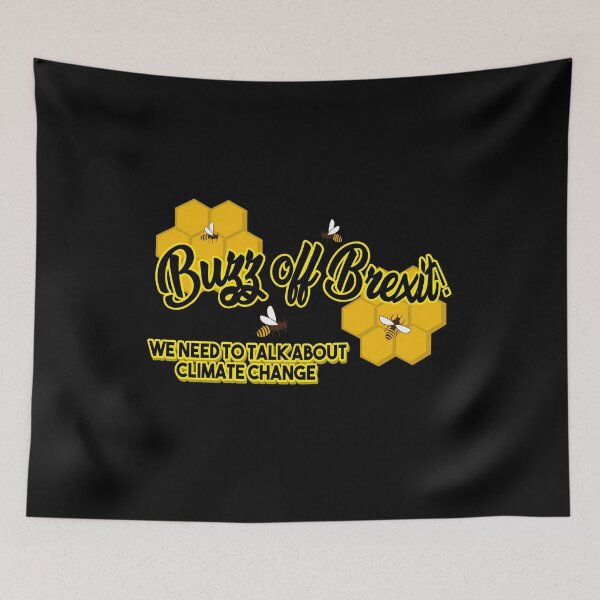 Item preview, Bee Brexit Climate Change designed and sold by RainbowPandas.