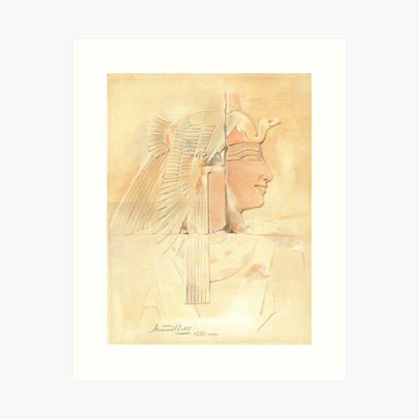 Queen Ahmose by Howard Carter Art Print