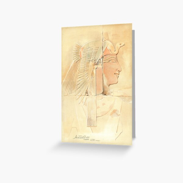 Artikel-Vorschau von Pastell-Aquarell einer Königin aus dem alten Ägypten, designt und verkauft von The Egypt Exploration Society.