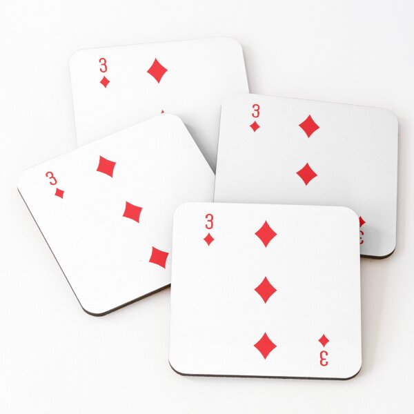 Item preview, Three of Diamonds Classic Card Deck Casino Poker 3 Diamonds designed and sold by fermo.