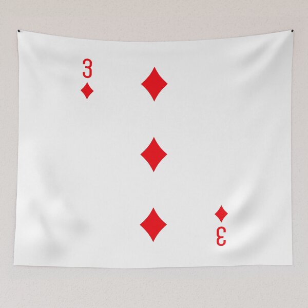 Item preview, Three of Diamonds Classic Card Deck Casino Poker 3 Diamonds designed and sold by fermo.