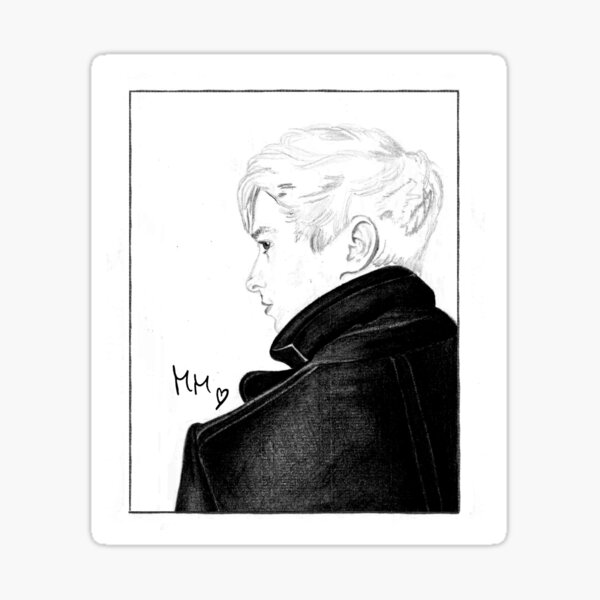 Will Tudor - Jonathan Morgenstern / Sebastian Verlac - Pencil Drawing, Michelle Misfit (tDiE) Sticker