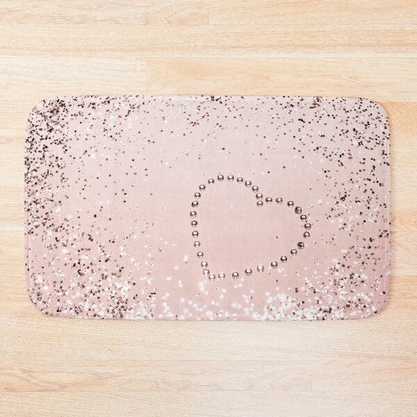 Item preview, ROSE GOLD Glam Heart #5 (Photo of Glitter Only - Not Reflective) designed and sold by Anita's & Bella's Art.