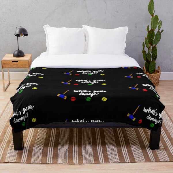 What’s Your Damage? Throw Blanket