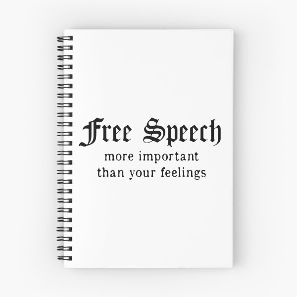Item preview, Free Speech (Black) designed and sold by TheLastStand.