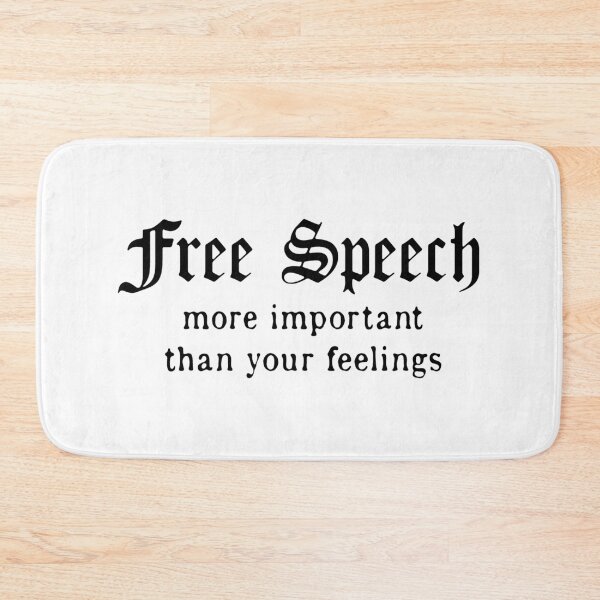 Item preview, Free Speech (Black) designed and sold by TheLastStand.