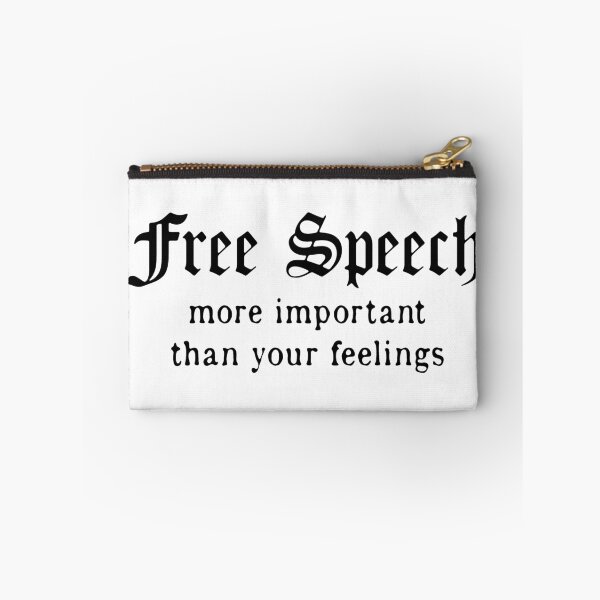 Item preview, Free Speech (Black) designed and sold by TheLastStand.