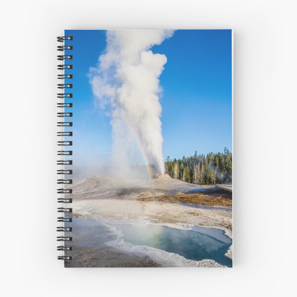 Item preview, Lion Geyser and Rainbow, Upper Geyser Basin, Yellowstone National Park designed and sold by AvocaSpring.