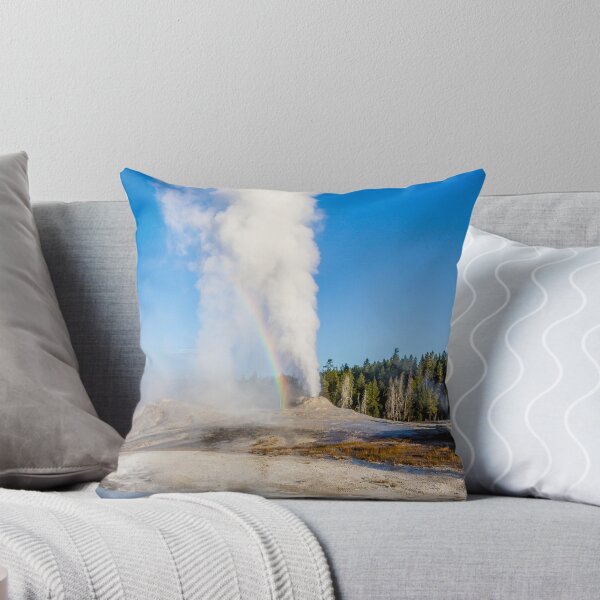 Item preview, Lion Geyser and Rainbow, Upper Geyser Basin, Yellowstone National Park designed and sold by AvocaSpring.