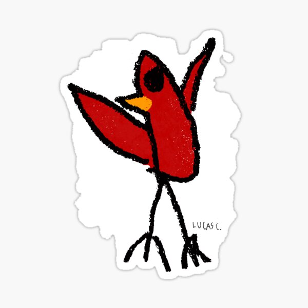 Cardinal Sticker