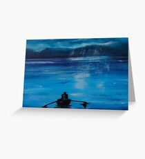 Rowing home... Greeting Card