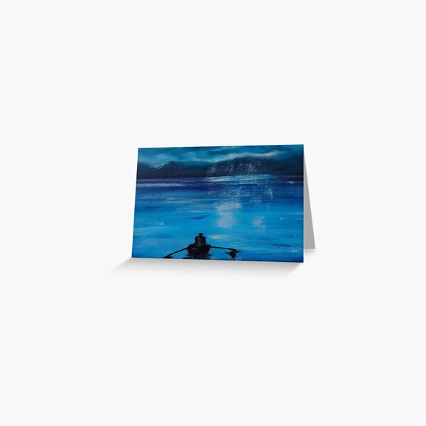Rowing home... Greeting Card
