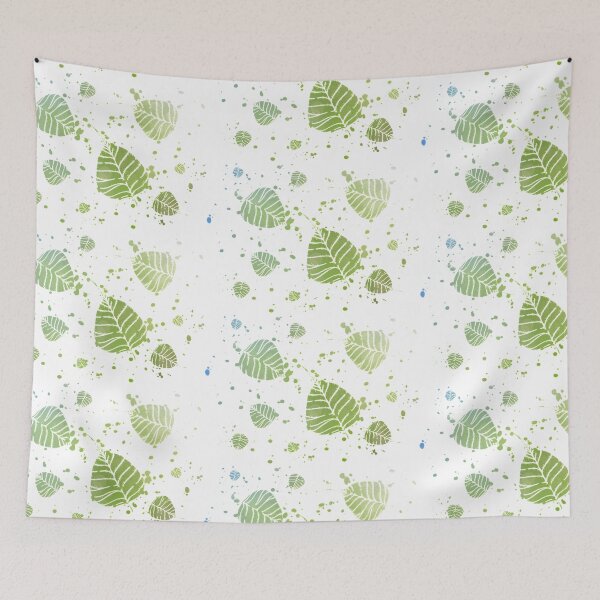 Item preview, Falling Tropical Leaves in Watercolor Effect designed and sold by RosalieReeves.