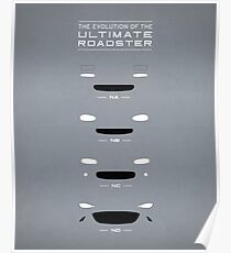 The Evolution Of The Ultimate Roadster (NA, NB, NC, ND) Poster